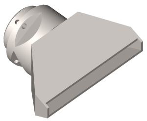 Solder Nozzle 70mm x 5mm TI